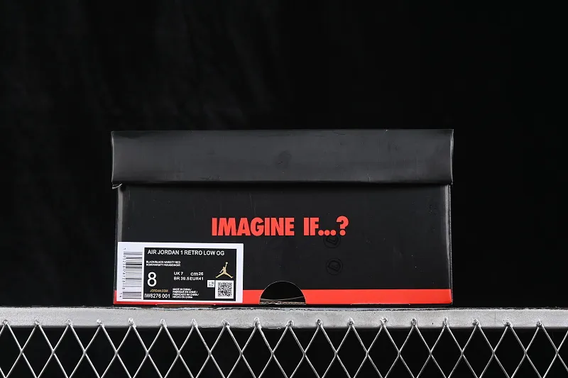 All categories Air Jordan Jordan series basketball shoes Air Jordan 1 Low Air Jordan 1 Low "Banned" AJ1 Joe 1 black and red banned XX low-top cultural casual sneakers IW6276-001